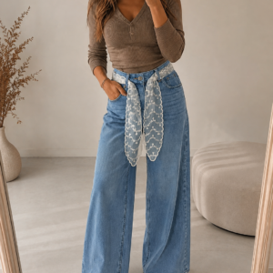 Pantalón Vaquero Palazzo | 809