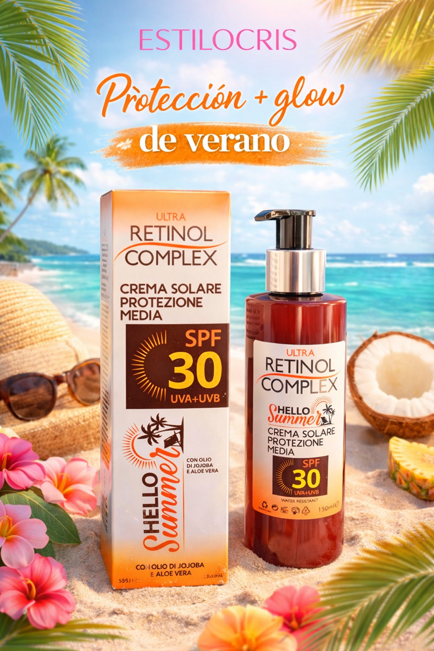 Crema Solar SPF 30 Retinol Complex